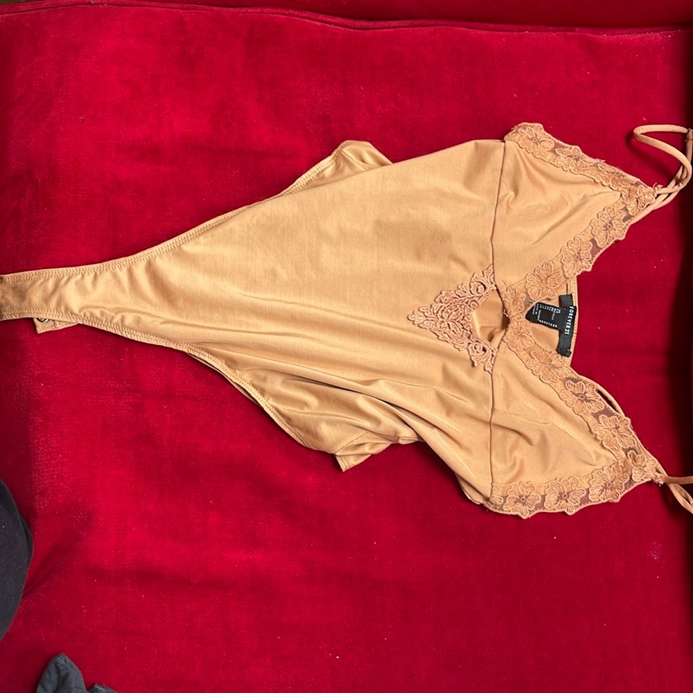 2 for 25 Burnt orange lace bodysuit